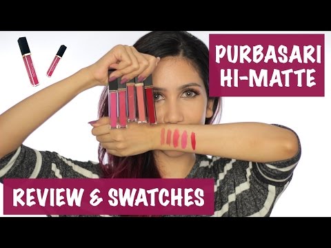 Review Purbasari Matte Lipstick - Swatches - Diamond Mirah Topaz - Bahasa Indonesia. 