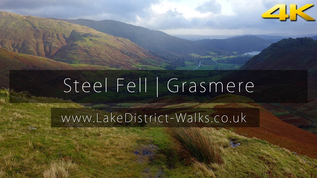 Lake District Walks Steel Fell from Grasmere (4K/UHD) YouTube