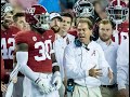 Getting yelled at by Nick Saban from Alabama players' perspective