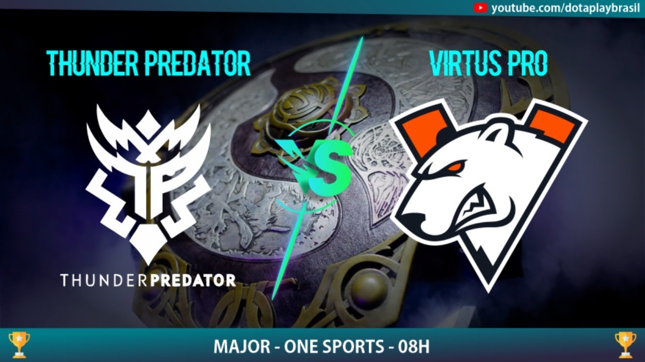 DOTA 2🏆THUNDER PREDATOR X VIRTUS PRO🏆MAJOR SINGAPURA🏆!comandos - YouTube