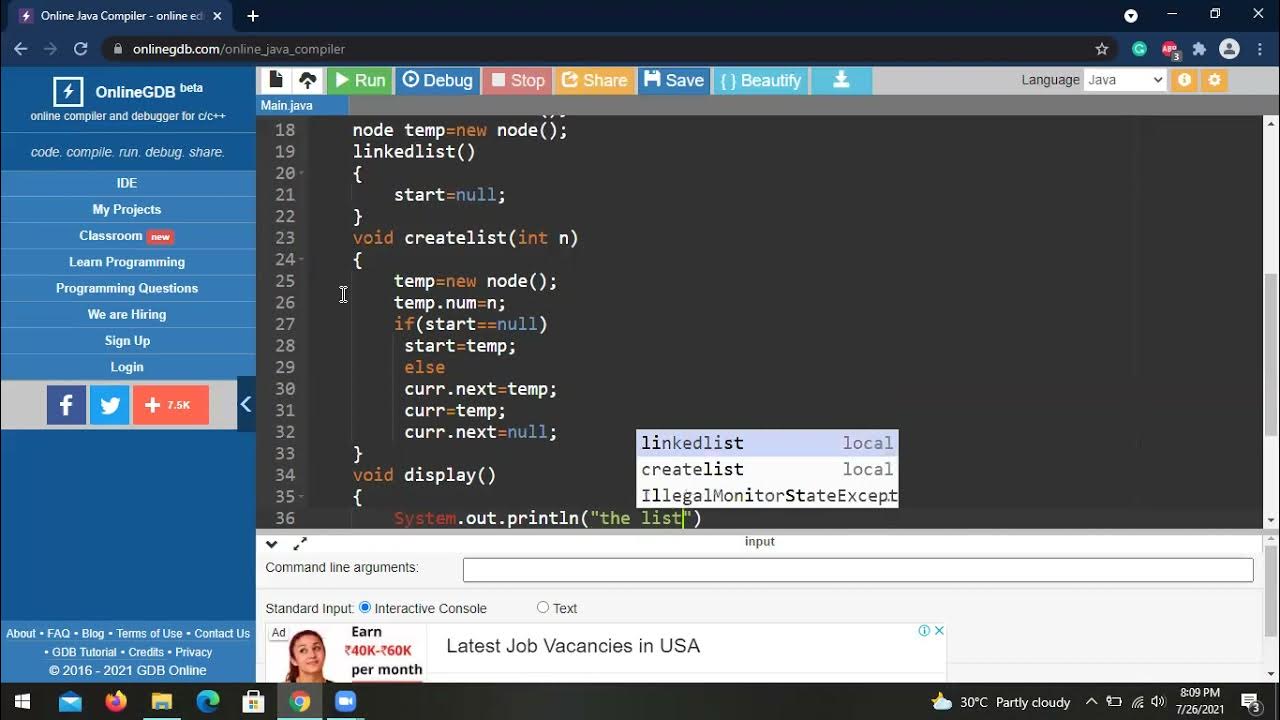 Accenture level 2 training Algorithm analysis & programming in java ...
