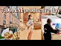 7 AM PRODUCTIVE SUMMER DAY IN MY LIFE IN NYC | workout, studying, cleaning, summer class, thrifting