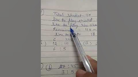 Ratio and Proportions class 6 ex- 9.1