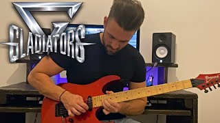 GLADIATORS TV THEME TUNE Guitar Cover (Full Song HD)
