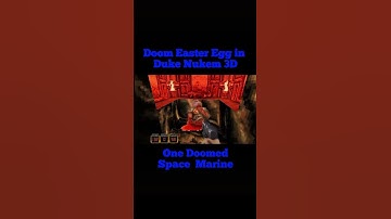 Duke Nukem 3D Doom Marine Easter Egg #shorts