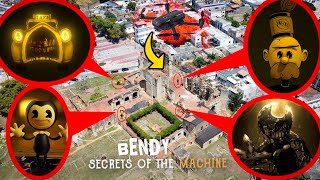 DRONE CATCHES RAGTIME GUFFIE, BENDY, GASKETTE, INK DEMON IN REAL LIFE (BENDY SECRETS OF THE MACHINE)