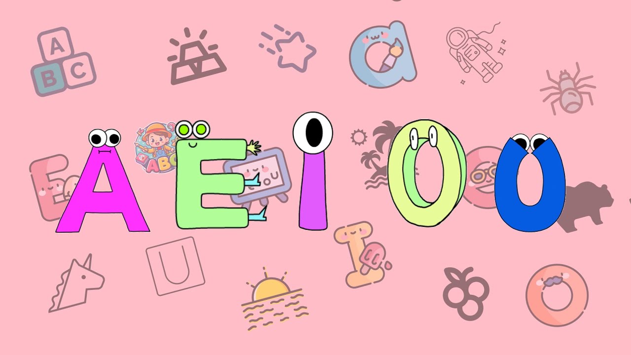Miniatura de ¡Aprende las Vocales con esta Canción y Palabras Divertidas! A E I O U para Niños