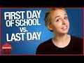jennxpenns top 10 differences between the first and last day of school