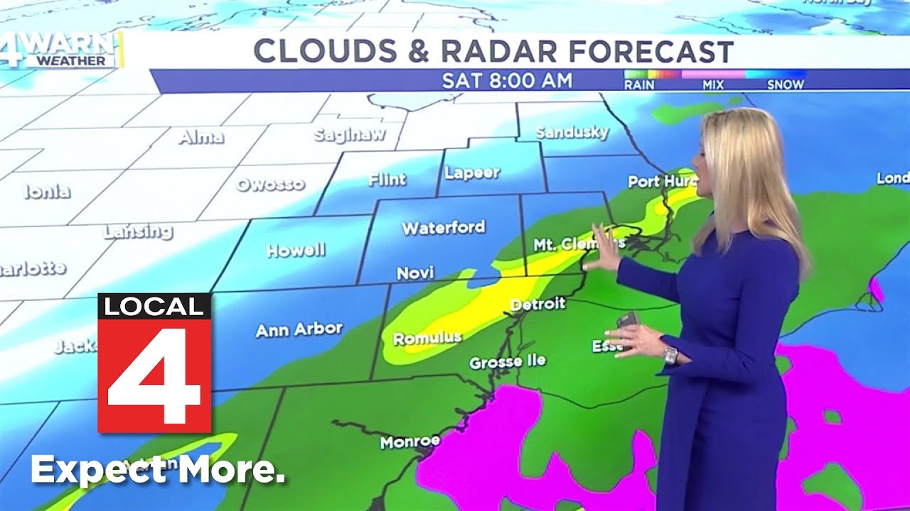 Metro Detroit weather forecast Jan. 17, 2025 -- 4 p.m. Update - YouTube