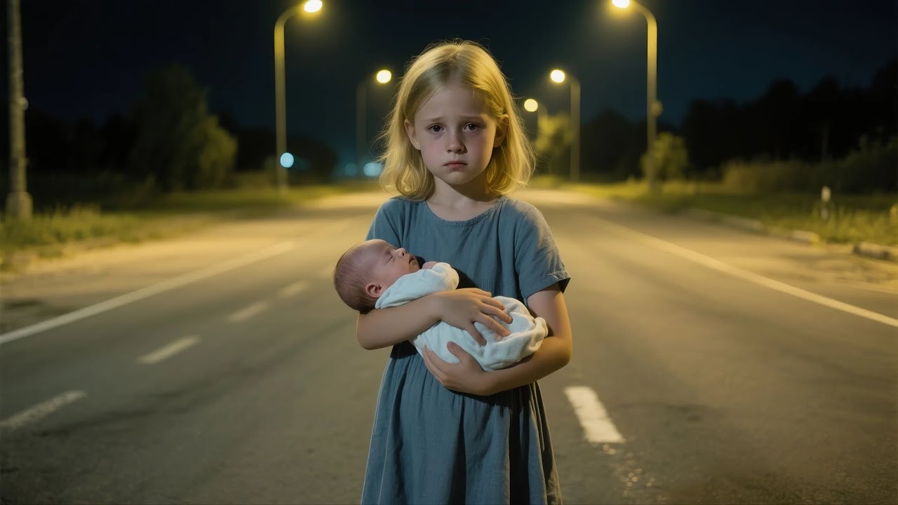 Young Billionaire Sees a Little Girl with a Newborn—When He Hears Their Names, He Collapses in Tears