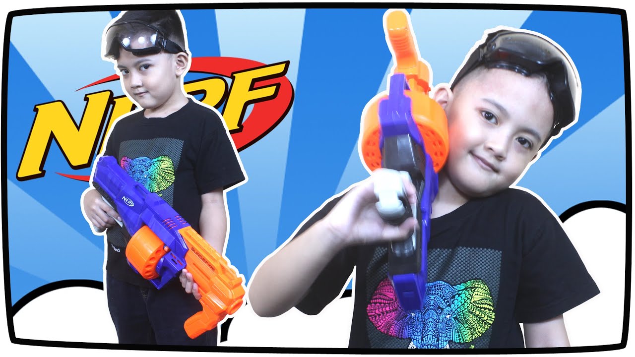 Main Polisi Polisian Nerf Unboxing Mainan Anak
