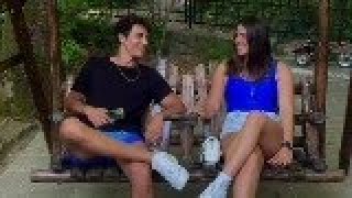 Emin Günenç ve Ayşe Yüksel birlikte basketbol oynadı