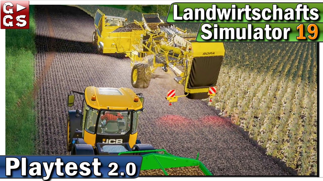 LS19 🚜 XXL Kartoffelmix S8E56 Landwirtschafts Simulator PLAYTEST gaming logo