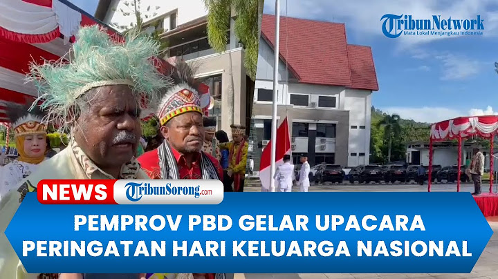 Peringatan Hari Keluarga Nasional Ke-32, Gubernur Papua Barat Daya Ingatkan Tantangan Era Global