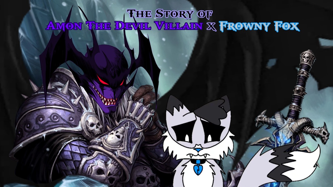 Amon The Devil Villain x Frowny Fox Monster (Devil Villain x Gray Fox)💜 ...