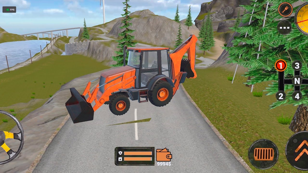 Jcb Backhoe Loader Driving - Bus Simulator Indonesia #Jcb #15