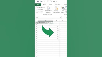 Excel Tutorial: Split Cell Data into Different Rows with Text to Columns and Transpose#excel
