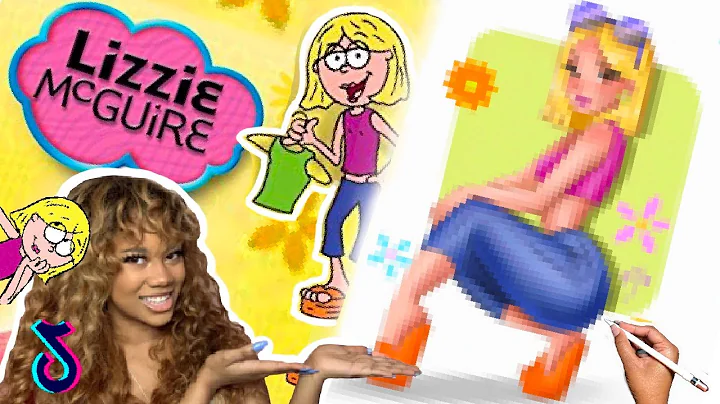 REDRAWING LIZZIE MCGUIRE's CARTOON | BADDIE SERIES...