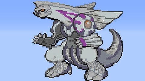 Minecraft Pixel Art Tutorial 112 -Palkia-