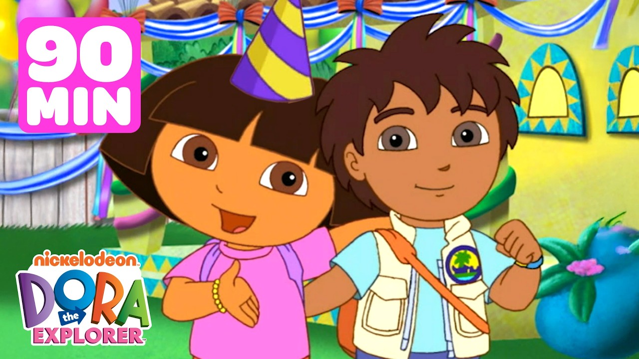 Dora the Explorer Gives Gifts and Toys! 🎁 90 Minutes | Dora & Friends