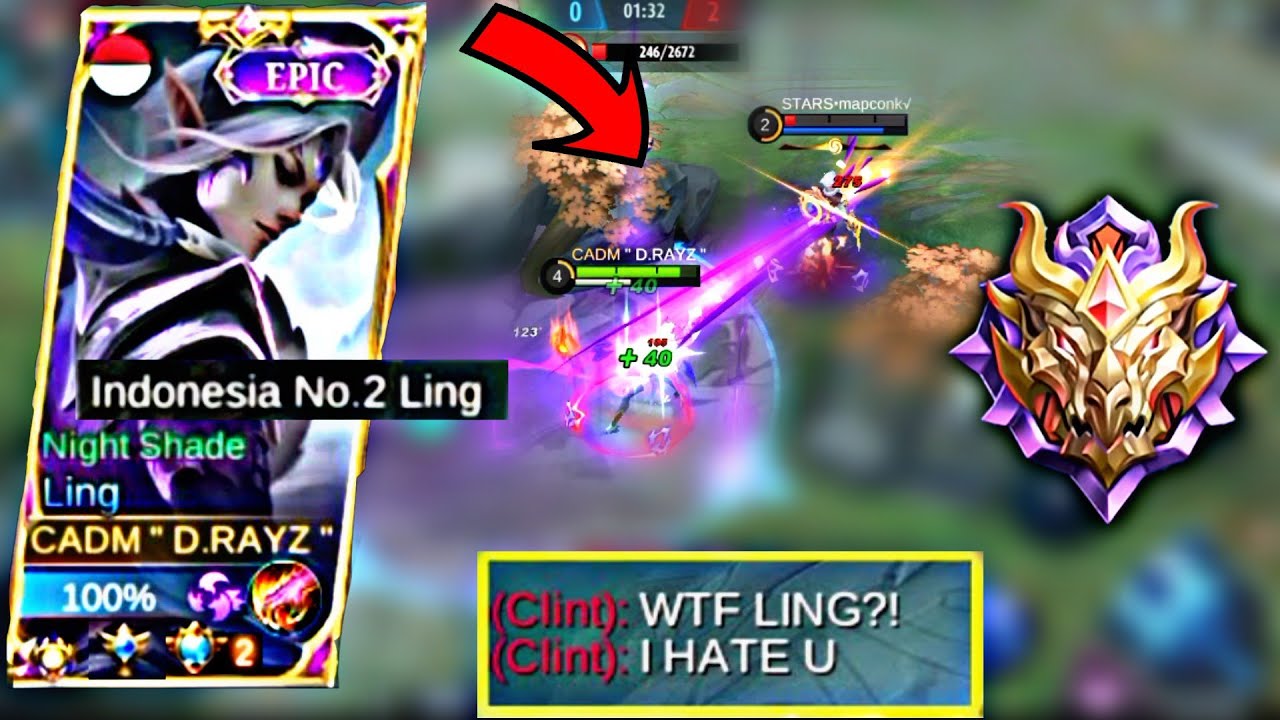 TUTORIAL LING 2022 | TIPS AND TRICK DARI RRQ ALBERT CARA AGGRESIV PAKAI LING!!-Mobile Legends