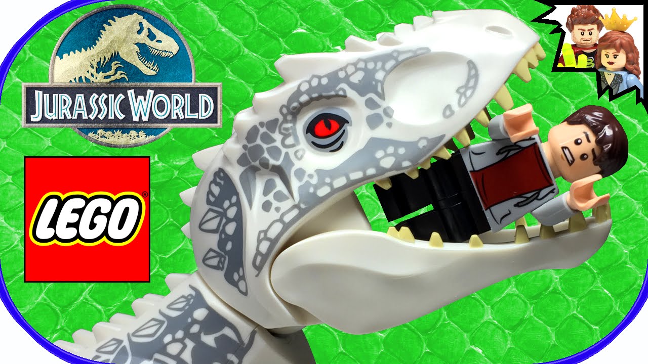 LEGO JURASSIC WORLD Indominus Rex Breakout Build AND Review