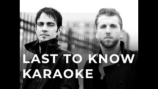 Three Days Grace Last to know Karaoke