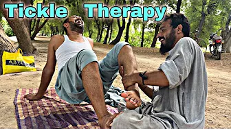 Trying Tickle Massage For The First Time! 😂 UNBELIEVABLE Reaction