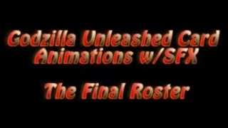 Godzilla unleashed card animations w/sfx final