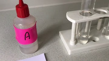 Identifying an unknown anion