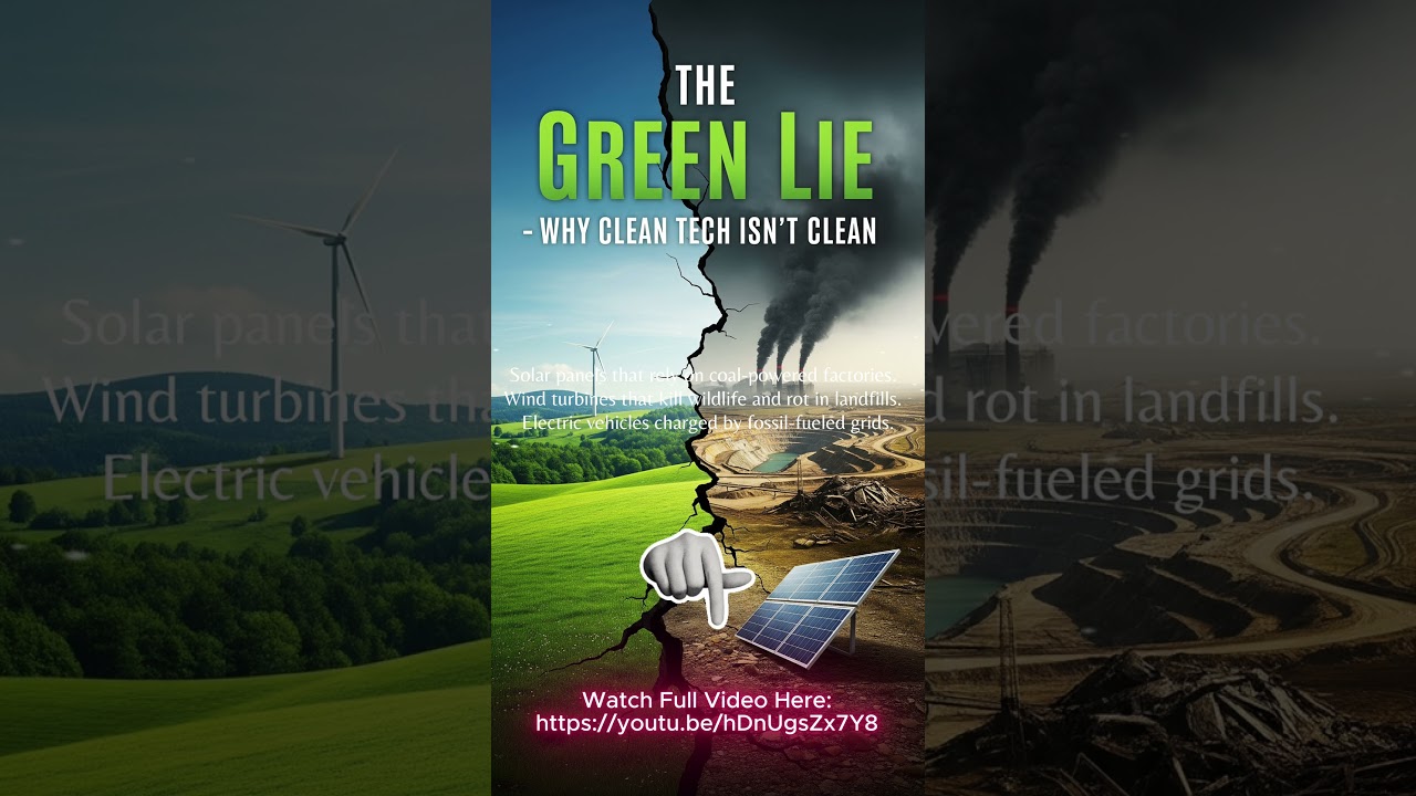 “The Green Lie: Why Clean Tech Isn’t Clean”