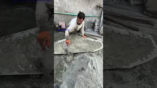 The Amazing Process Of Making Cement Tile #Cementprojects #Shorts