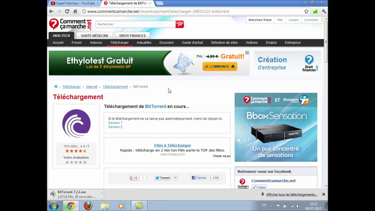 bittorrent telecharger plus vite