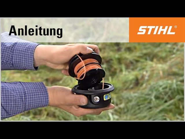 Das Befüllen des Mähkopfs STIHL AutoCut 25-2 