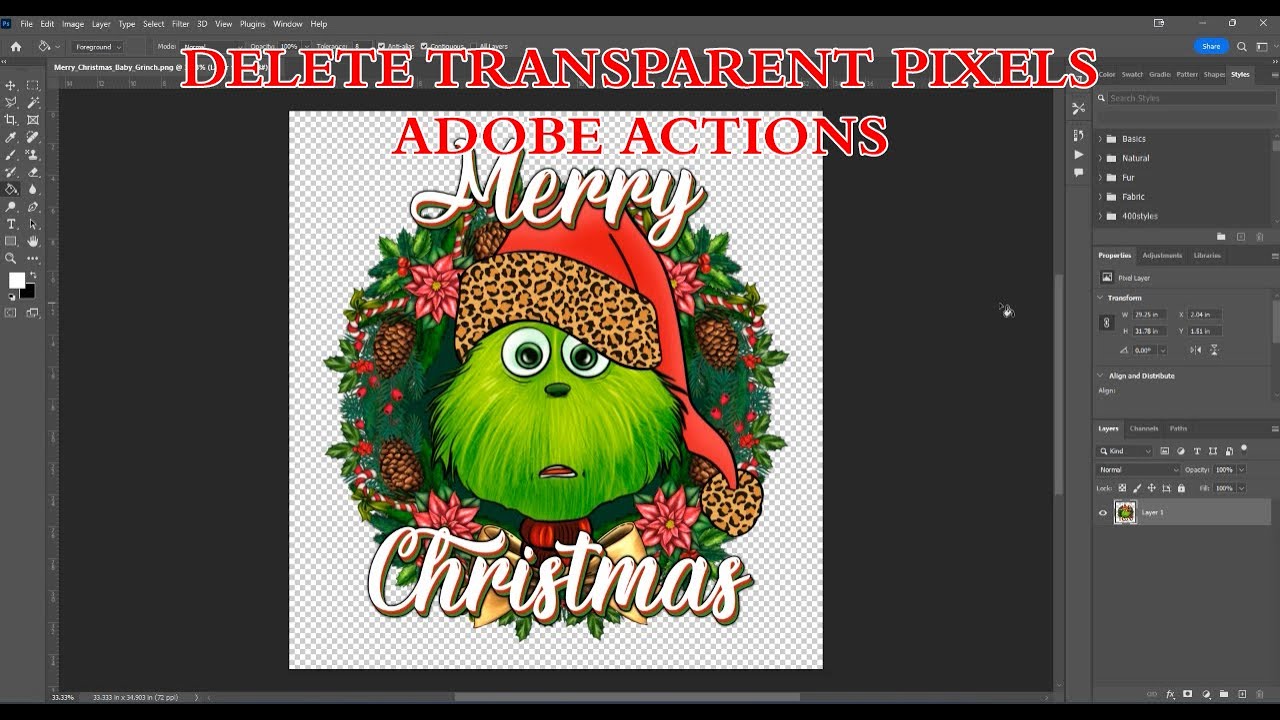 How to delete Transparent / Ghost Pixels from Artwork in Adobe ...