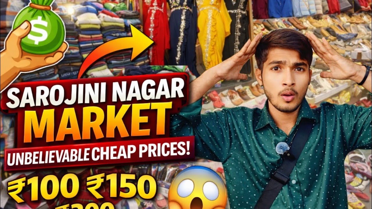 Sarojini Nagar Market Delhi | Sarojini Market Latest Video 2025 | Winter Collection Girls and boys 