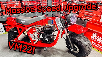 Installing a VM22 Carburetor on a Coleman B200 Mini Bike! Cheap Performance Carburetor Install!!