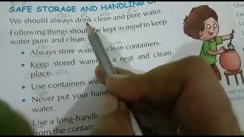 Grade 3 EVS Chapter 5 Storing and Saving Water (Translation)