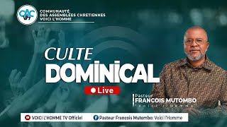 CULTE D'ADORATOIN ET COMBAT/ AVEC LE PASTEUR FRANÇOIS MUTOMBO VH / DIMANCHE 19 MAI 2024