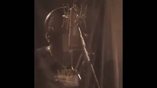 Mo3 in the studio singing on a Hoodwitanotherone beat