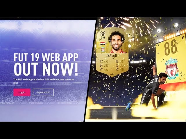FIFA 19 WEB APP OUT TODAY!!! 