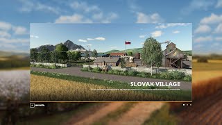 FS19 Словацкая деревня. Slovak Village. Супер карта. Сезоны, производства. Большие и маленькие поля.