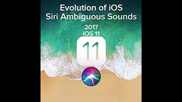 Evolution Of IOS Siri Ambiguous Sounds 