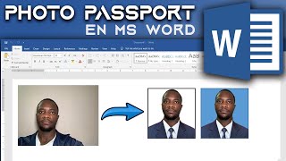 comment faire une photo  passport en word  TRES FACILE screenshot 5