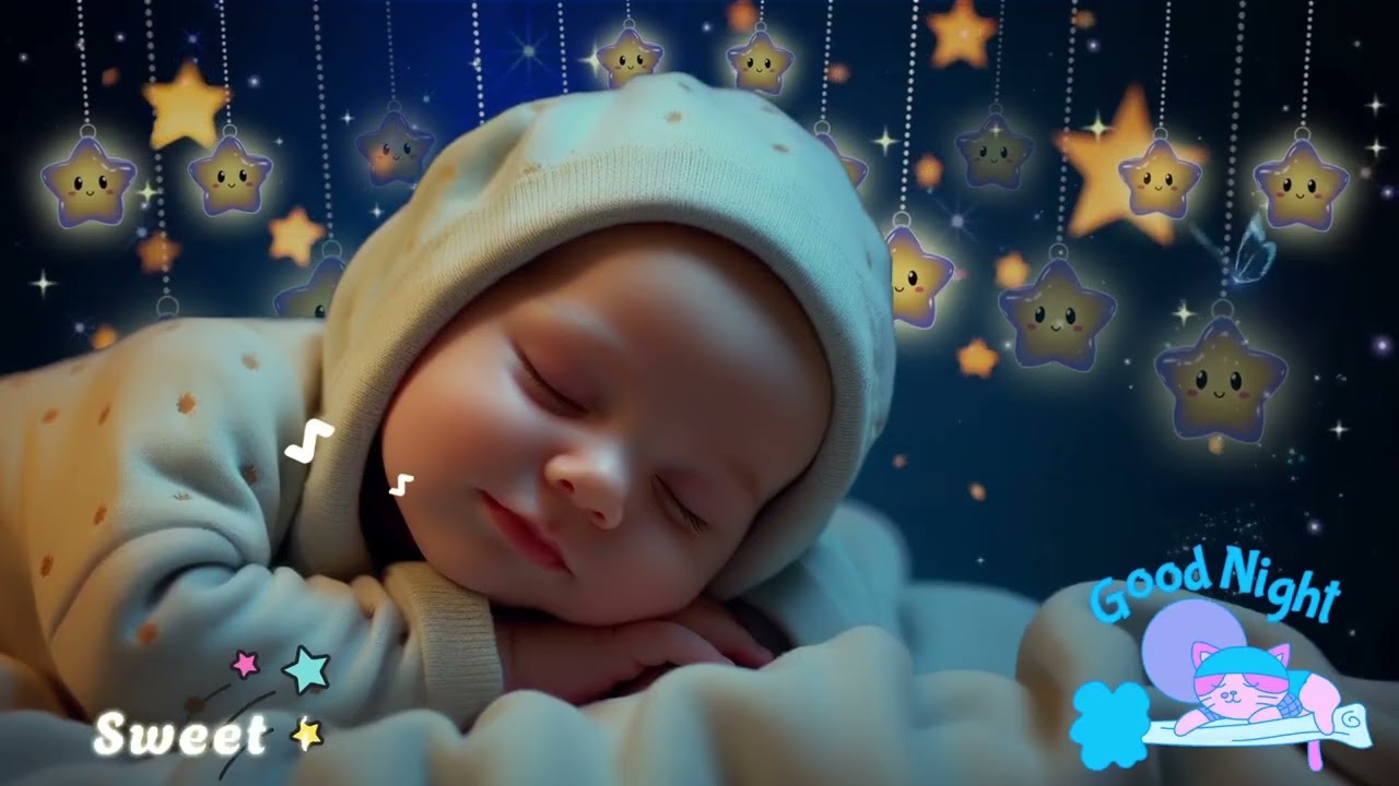 Baby Sleep Music 🎶 Deep Calm for Babies 🌙 Fall Asleep in 3 Minutes 💤 Mozart & Brahms Lullabies