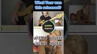 WHAT YEAR WAS? 'WICHITA LINEMAN' - GLEN CAMPBELL | FRANKS BASS COVERS #musictrivia