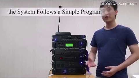Introduction of ITC economical programmable public address system