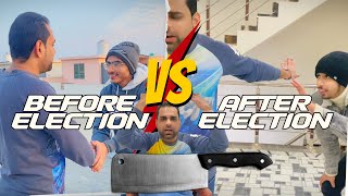 Before vs After Election 😈 | Sialkoti Avengers | #funny #story #election