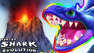 Alan, Dow In The Volcano Hungry Shark Evolution