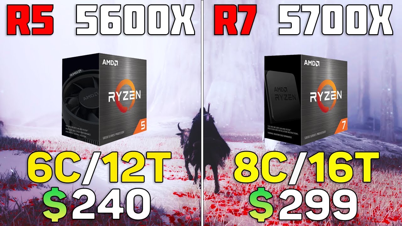 Ryzen 7 5700x vs Ryzen 5 5600x - Is it worth paying more? 